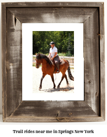 trail rides near me in Springs, New York